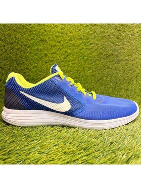 Nike Revolution 3 Mens Size 11.5 Blue White Athletic Running Shoes Sneakers